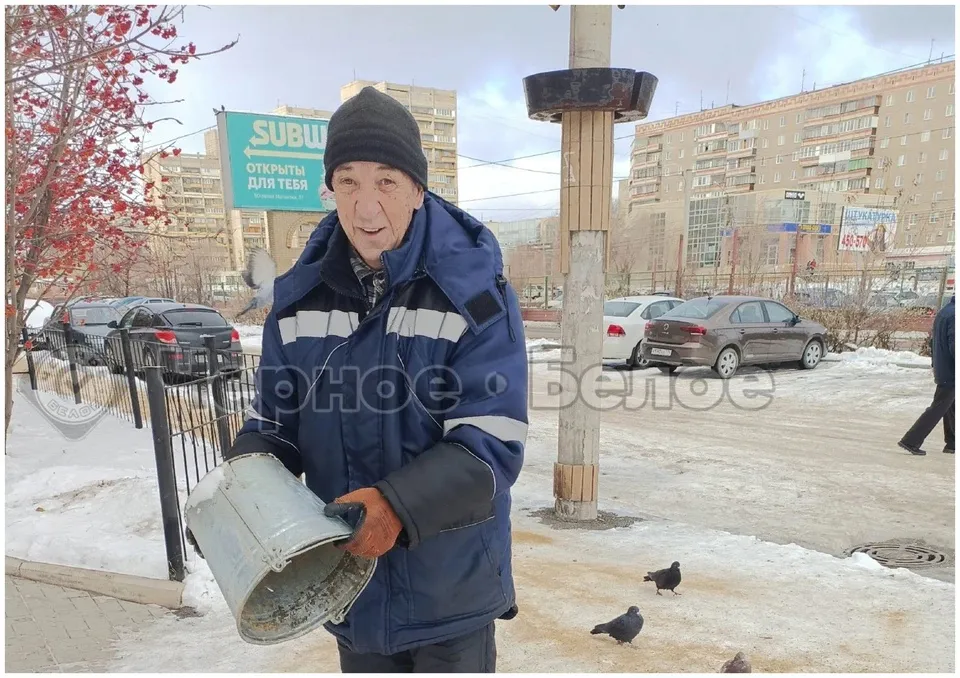 "Митрофаныч лучше коммунальщиков": пенсионер в Магнитогорске сам чистит двор