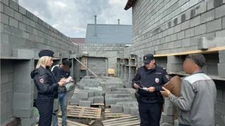 В Магнитогорске полицейские искали на стройках мигрантов-нарушителей