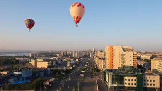 В Магнитогорске впервые прошел фестиваль аэростатов "Чистый воздух"