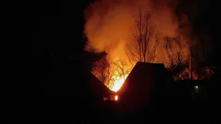 Под Магнитогорском в сильном пожаре погибла женщина 