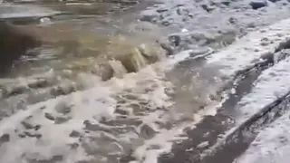 В одном из поселков под Магнитогорском улицы превратились в реки