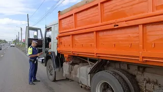 Рейд ГИБДД: грузовики нарушают ограничения по Магнитогорску